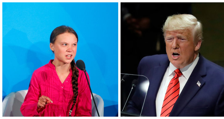 Twitter, Greta Thunberg, Donald Trump